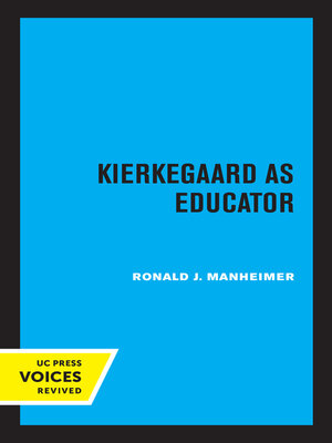 cover image of Kierkegaard as Educator